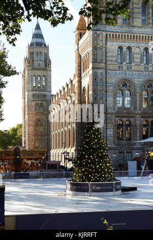 Des célébrités arrivent pour l'ouverture de la patinoire 2017 au Natural History Museum avec : atmosphère où : Londres, Royaume-Uni quand : 25 Oct 2017 crédit : WENN Banque D'Images