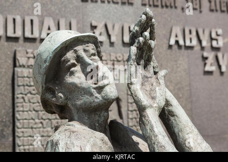 Danzig, Pologne - 7 juillet 2016 : Stocznia Gdanska : Mémorial de l'armée déchue ouvriers de chantier naval Banque D'Images