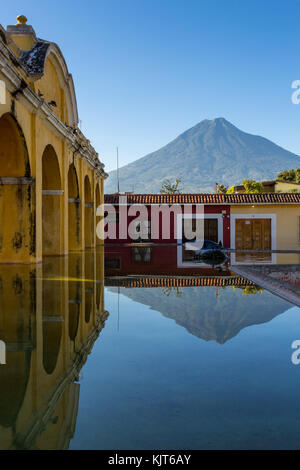 Tanque de la Unión | Antigua | Guatemala Banque D'Images