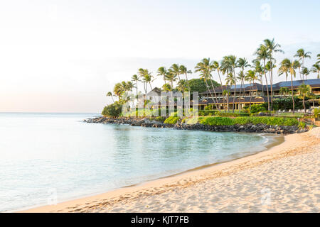 Complexe à napili bay sur l'île de Maui, Hawaii Banque D'Images