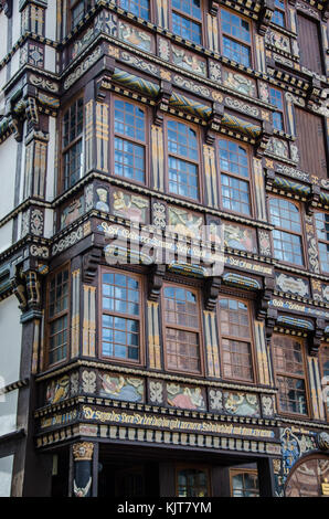 Hildesheim, une des plus anciennes villes du nord de l'Allemagne, a été fondée en 815 comme un évêché à proximité d'un gué de la rivière Innerste. Banque D'Images