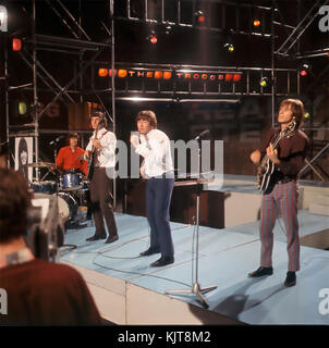 Le groupe rock/pop BRITANNIQUE DE TROGGS sur Ready, Stable, Go ! En 1966 avec photo: Tony Gale Banque D'Images