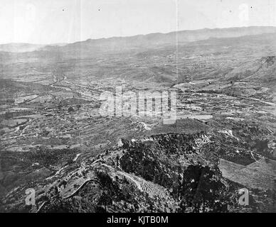 Panorama de Tegucigalpa, 1889 Banque D'Images