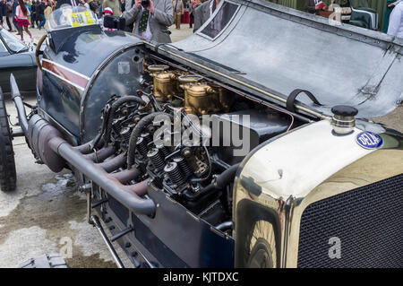 Delage dh v12, 1923, Goodwood Revival, course de moto historique Banque D'Images