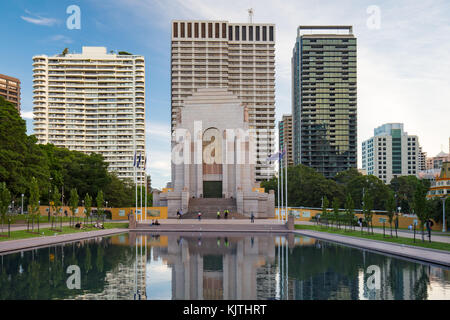 Sydney, Australie - 10 mars : anzac memorial à Hyde Park à Sydney cbd le 10 mars 2017. Banque D'Images