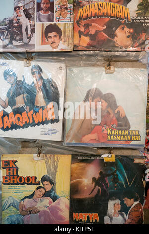 Vieux lp vinyle hindi music records for sale Banque D'Images