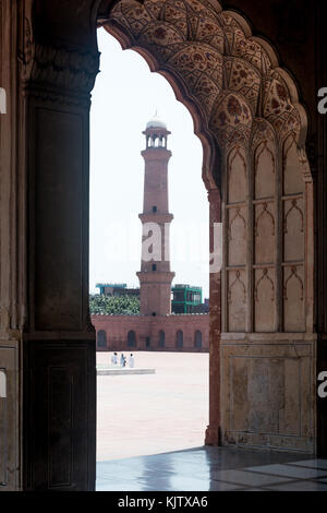 - Mosquée Badshahi à Lahore, au Pakistan. Banque D'Images