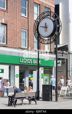 Tour de l'horloge, High Street, Brentwood, Essex, Angleterre, Royaume-Uni Banque D'Images