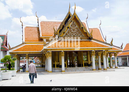 Wat ratchanatdaram dans la zone de bang lumpu de Bangkok. Banque D'Images
