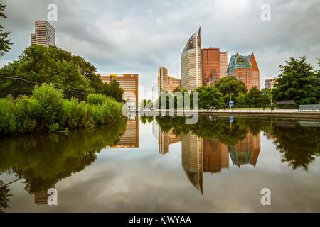 La ville de La Haye aux Pays-Bas Banque D'Images