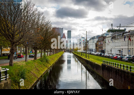 La ville de La Haye aux Pays-Bas Banque D'Images