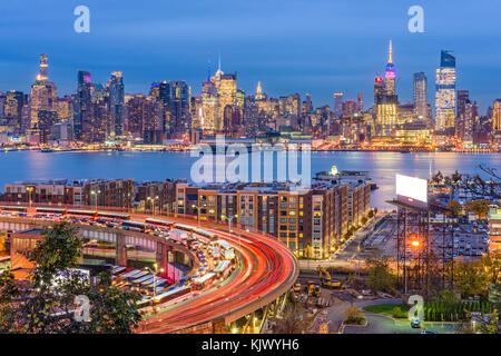 New York, New York, USA cityscape in Manhattan. Banque D'Images