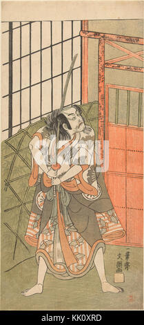 Acteur Matsumoto Koshiro III dans de rol van Soga no Goro Rijksmuseum RP P 1956 703 Banque D'Images