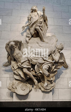 Sculpture dans hall d'entrée du musée de l'opéra del duomo, Florence, Italie Banque D'Images