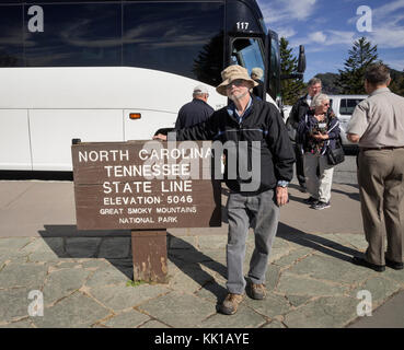 Parc national des Great Smoky Mountains. Banque D'Images