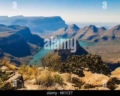 Vue panoramique sur le blyde river canyon, afrique du sud Banque D'Images