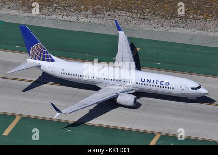 United Airlines Boeing 737-800(w) n12238 à LAX Banque D'Images