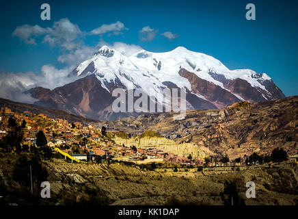 Photo prise en août 2017 à La Paz en Bolivie, Amérique du Sud : Banque D'Images