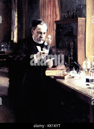 Albert Edelfelt - Louis Pasteur, Chimiste et biologiste français Banque D'Images