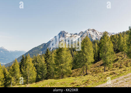 Paysage de montagne dans l'ouest de la Carinthie, Autriche. Banque D'Images