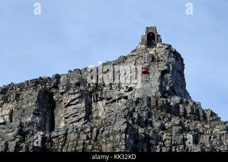 La randonnée sur la table mountain, Cape Town, Afrique du Sud Banque D'Images