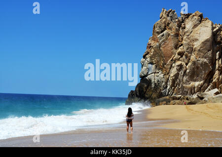 Cabo San Lucas aussi connu sous le nom de Los Cabos. Une ville à la pointe sud de la péninsule de Baja California au Mexique. Banque D'Images