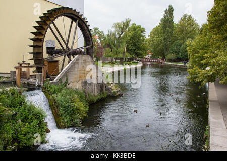 Mill Pond dans tapolca, Hongrie Banque D'Images