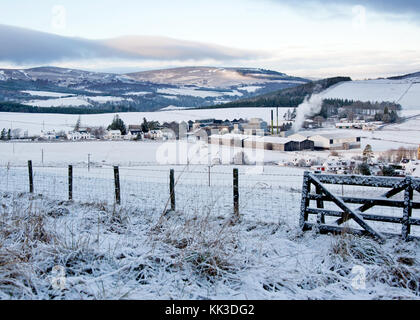 En hiver glenlivet Banque D'Images