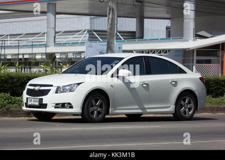 CHIANG MAI, THAÏLANDE - 16 NOVEMBRE 2017 : voiture, Chevrolet Cruze. Sur road no.1001, à 8 km de la ville de Chiangmai. Banque D'Images