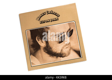 L'Honky Chateau, Elton John, 1972, couverture de l'Album. Banque D'Images