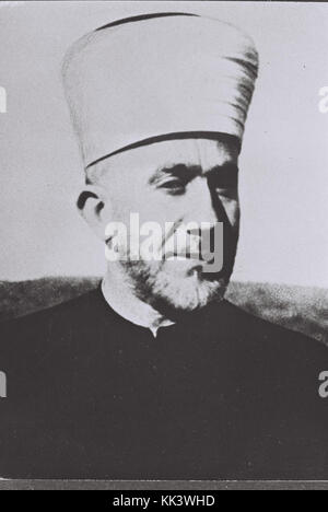 HAJ AMIN EL HUSSEINI, LE GRAND MUFTI D'JERUSALEMD850 068 Banque D'Images