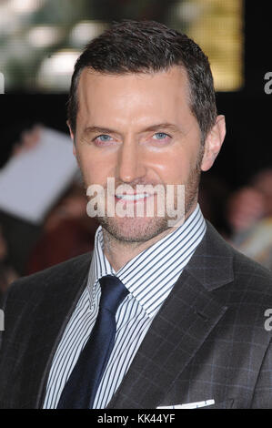 Richard Armitage s'occupe le Hobbit : la Bataille des Cinq Armées Première mondiale à l'Odeon Leicester Square et l'Empire l'IMAX à Londres. © Paul Treadway Banque D'Images