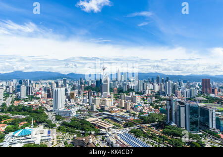 Kuala Lumpur, Malaisie - novembre 24,2017 : belle vue de Kuala lumpur cityscape. Kuala lumpur est la capitale de la Malaisie. Banque D'Images