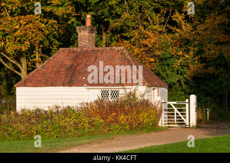 19e siècle Toll House de Beeding à Sussex au Weald et Downland Open Air Museum, Singleton, West Sussex. Banque D'Images