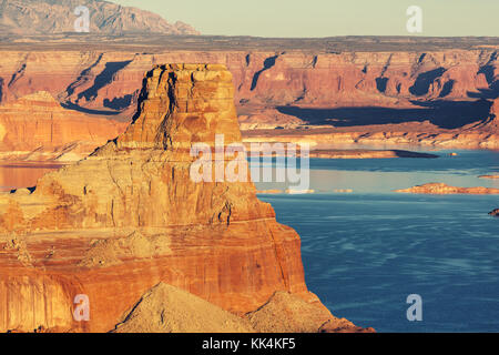 Lac Powell. alstrom point. usa. Banque D'Images