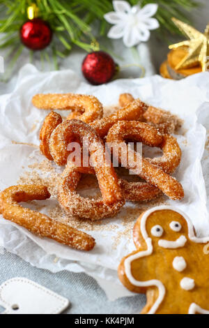 Churros traditionnel avec saveur d'ÉPICE Banque D'Images