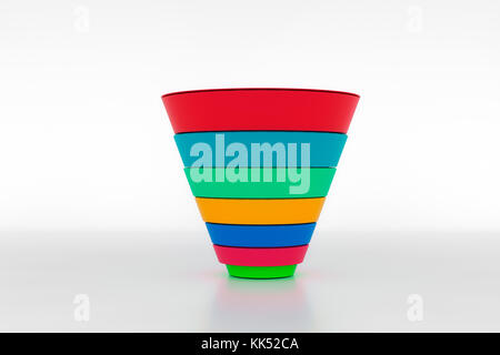 Le rendu 3D de l'anneau de traitement Banque D'Images