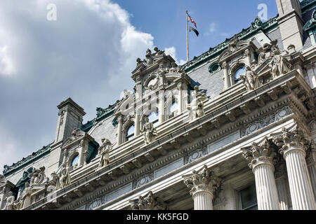 Le palais de justice de substitution, aussi connu sous le hall des archives dans le lower Manhattan, New York City, USA Banque D'Images