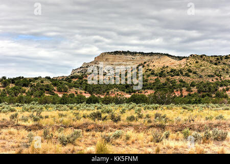 Les formations rocheuses le long de la Johnson Canyon Road dans l'Utah, USA. Banque D'Images