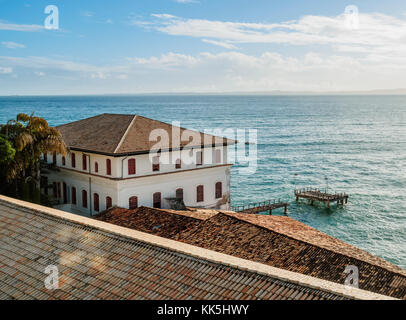 Solar do Unhao, Musée d'Art Moderne, elevated view, Salvador, État de Bahia, Brésil Banque D'Images