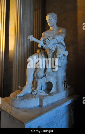 Potsdam, Allemagne - le 13 novembre 2010 : intérieur de la palais de Sanssouci à Potsdam. Il est considéré comme le dernier grand palais baroque prussien. Banque D'Images