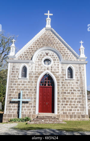 Petite église à Gramado, Rio Grande do Sul, Brésil Banque D'Images