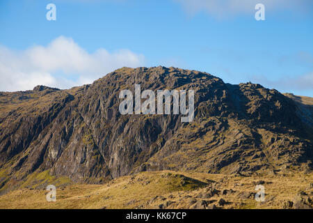 La gamme remarquable de valets de la traverse sur le râteau Pavey Ark dans le Lake District. Banque D'Images