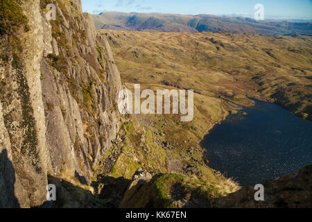 Jacks râteau sur Pavey Ark Langdale Lake District, Angleterre Banque D'Images