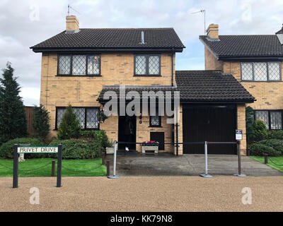 Monde de harry potter, Warner Bros studio tour leavesden,, Londres, Royaume-Uni. Banque D'Images