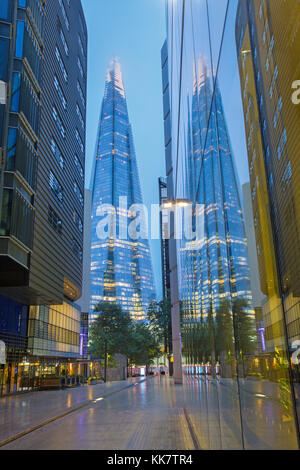 Paris, France - 19 septembre 2017 : la vue de londres plus de shard riverside au crépuscule. Banque D'Images