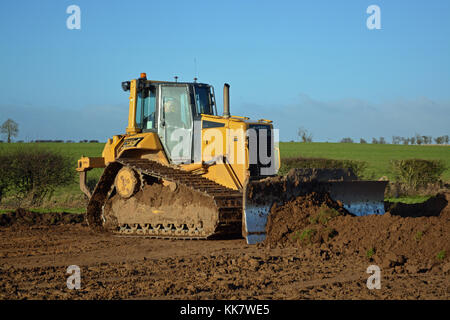 Caterpillar bulldozer cat d6n Banque D'Images