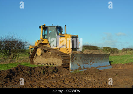 Caterpillar bulldozer cat d6n Banque D'Images