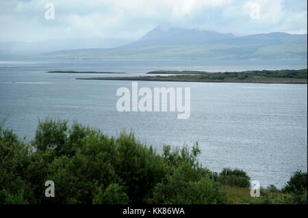 Vue sur le loch sween à jura Banque D'Images