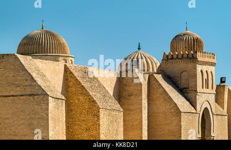 Murs médiévaux de medina à Kairouan, Tunisie Banque D'Images